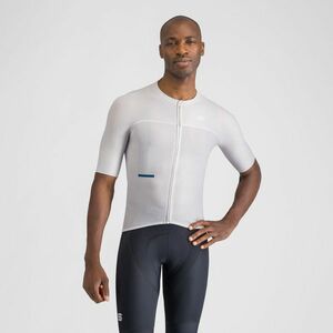SPORTFUL Cyklistický dres s krátkým rukávem - LIGHT - šedá/bílá 2XL obraz