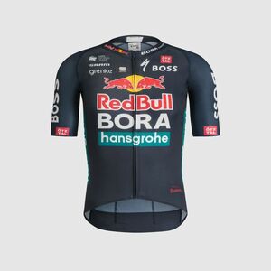 SPORTFUL Cyklistický dres s krátkým rukávem - REDBULL BORA BOMBER - modrá M obraz
