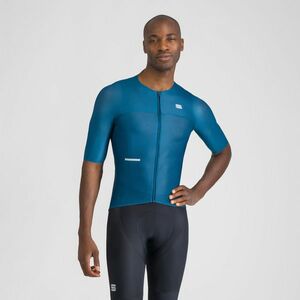 SPORTFUL Cyklistický dres s krátkým rukávem - LIGHT - modrá S obraz