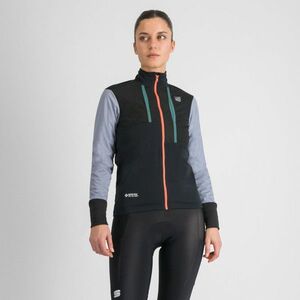 SPORTFUL Cyklistická zateplená bunda - SUPERGIARA W - černá/modrá/fialová M obraz