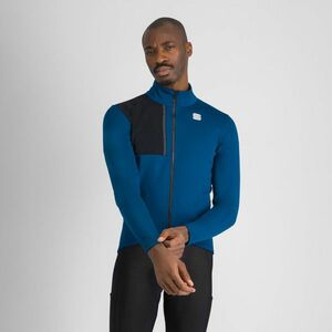 SPORTFUL Cyklistická zateplená bunda - GIARA SOFTSHELL - modrá L obraz