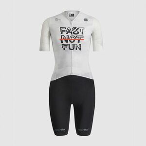 SPORTFUL Cyklistická kombinéza - FAST NOT FUN W - bílá/černá XS obraz
