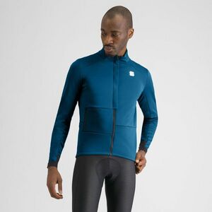 SPORTFUL Cyklistická zateplená bunda - SUPER - modrá 2XL obraz