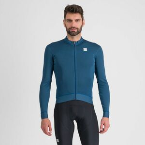 SPORTFUL Cyklistický dres s dlouhým rukávem zimní - MONOCROM THERMAL - modrá 2XL obraz