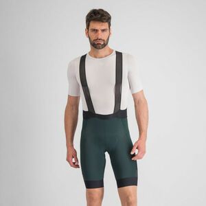 SPORTFUL Cyklistické kalhoty krátké s laclem - SUPERGIARA - zelená S obraz