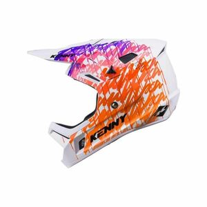 KENNY Cyklistická přilba - DECADE MIPS - bílá/oranžová (57-58 cm) obraz