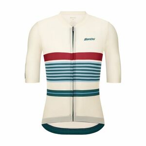 SANTINI Cyklistický dres s krátkým rukávem - BENGAL EVO - ivory M obraz