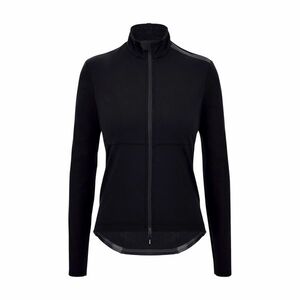 SANTINI Cyklistická zateplená bunda - WINDBLOCK - černá XL obraz