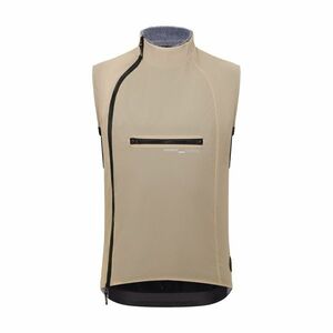 SANTINI Cyklistická vesta - ALPHA INSULATED - hnědá M obraz