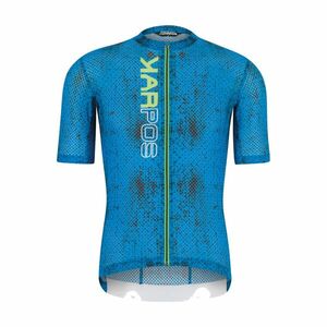 KARPOS Cyklistický dres s krátkým rukávem - VAL VIOLA - modrá/zelená 2XL obraz