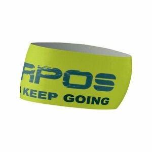 KARPOS Cyklistická čelenka - PELMETTO - žlutá/modrá UNI obraz