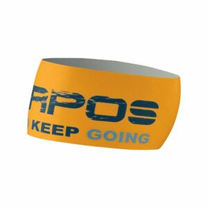 KARPOS Cyklistická čelenka - PELMETTO - oranžová/modrá UNI obraz