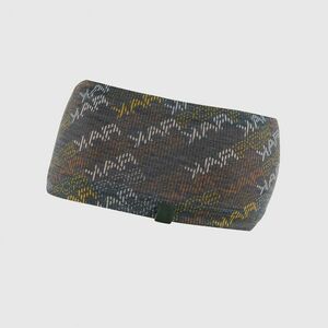 KARPOS Cyklistická čelenka - COPPOLO MERINO - šedá/žlutá/bílá UNI obraz