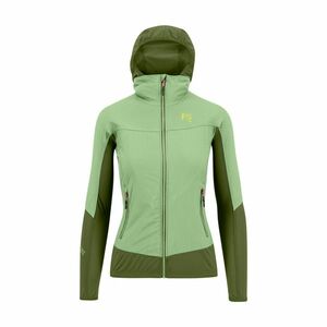 KARPOS Cyklistická větruodolná bunda - LAVAREDO W - zelená/světle zelená M obraz
