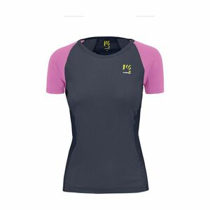 KARPOS Cyklistické triko s krátkým rukávem - LAVAREDO EVO W - černá/růžová L obraz