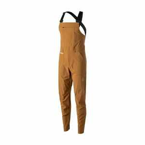 SCOTT Cyklistické kalhoty dlouhé s laclem - SCO BIB PANTS M'S TRAIL TUNED - hnědá M obraz