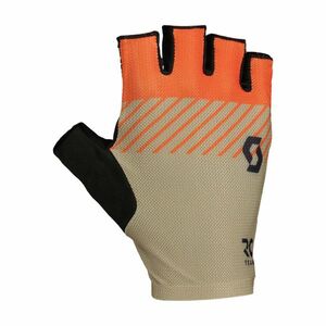 SCOTT Cyklistické rukavice krátkoprsté - RC TEAM SF - červená/béžová/černá M obraz