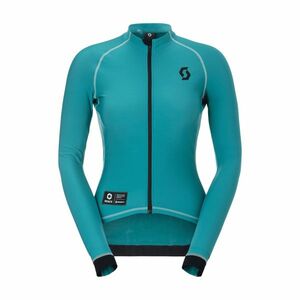SCOTT Cyklistický dres s dlouhým rukávem zimní - RC PRO WARM REMIX W - zelená XS obraz
