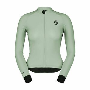 SCOTT Cyklistický dres s dlouhým rukávem zimní - RC PRO WARM W - zelená XS obraz
