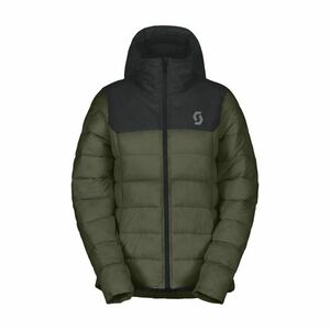 SCOTT Cyklistická zateplená bunda - INSULOFT WARM W - černá/zelená XL obraz