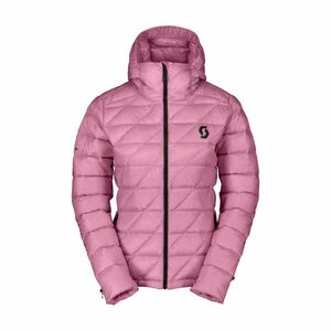 SCOTT Cyklistická zateplená bunda - INSULOFT LIGHT DOWN W - růžová XS obraz