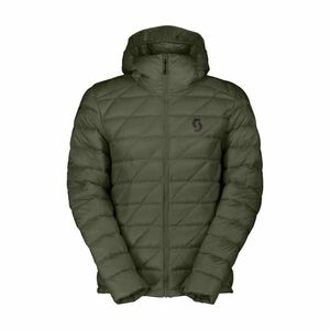 SCOTT Cyklistická zateplená bunda - INSULOFT LIGHT DOWN - zelená 2XL obraz