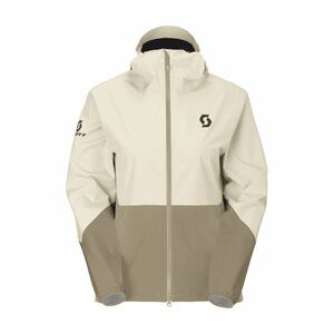 SCOTT voděodolná bunda - EXPLORAIR LIGHT DRYO 2.5L W - bílá/hnědá S obraz