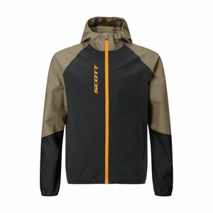 SCOTT voděodolná bunda - EXPLORAIR LIGHT DRYO 2.5L JR - černá/béžová 140 cm obraz