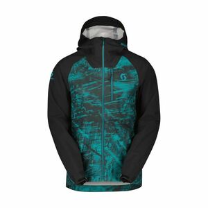 SCOTT voděodolná bunda - TRAIL STORM WP - černá/zelená S obraz