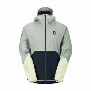 SCOTT voděodolná bunda - EXPLORAIR LIGHT DRYO 2.5L - šedá/modrá XL obraz