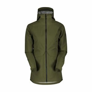 SCOTT voděodolná bunda - TECH COAT 3L W - zelená M obraz