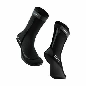 ZONE3 Cyklistické ponožky klasické - NEOPRENE SWIM SOCKS - černá L obraz