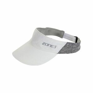 ZONE3 kšilt - LIGHTWEIGHT RACE VISOR - bílá/šedá UNI obraz