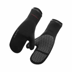 ZONE3 Cyklistické rukavice dlouhoprsté - THERMO MITTS - černá M obraz