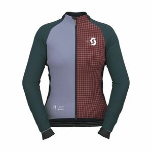 SCOTT Cyklistická větruodolná bunda - RC PRO WARM GTX WS-REMIX W - zelená/červená/šedá M obraz