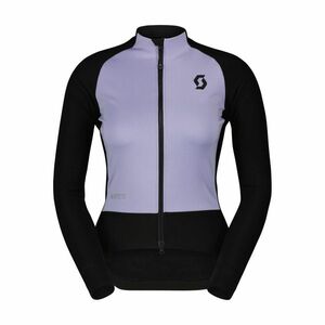 SCOTT Cyklistická větruodolná bunda - RC PRO WARM HYBRID GTX WS W - černá/fialová XS obraz