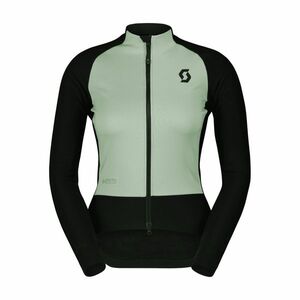 SCOTT Cyklistická větruodolná bunda - RC PRO WARM HYBRID GTX WS W - černá/zelená L obraz