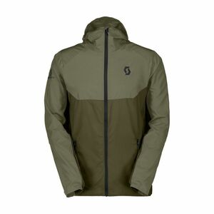SCOTT Cyklistická větruodolná bunda - EXPLORAIR LIGHT WB - zelená 2XL obraz