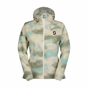 SCOTT Cyklistická větruodolná bunda - EXPLORAIR LIGHT WB W - bílá/zelená XL obraz