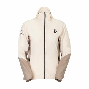 SCOTT Cyklistická větruodolná bunda - EXPLORAIR LIGHT WB W - bílá/hnědá S obraz