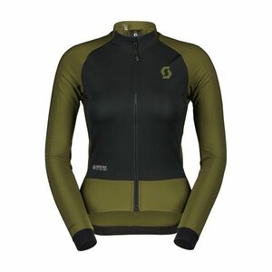 SCOTT Cyklistická větruodolná bunda - RC PRO WARM HYBRID GTX WS W - černá/zelená S obraz