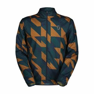 SCOTT Cyklistická větruodolná bunda - ENDURANCE TECH WB - modrá/hnědá M obraz