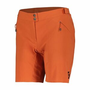 SCOTT Cyklistické kalhoty krátké bez laclu - ENDURANCE LS/FIT W/PAD W - oranžová M obraz