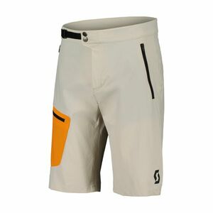 SCOTT Cyklistické kalhoty krátké bez laclu - EXPLORAIR LIGHT - šedá/oranžová 2XL obraz