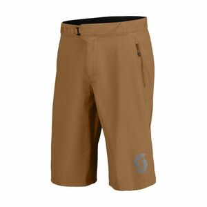 SCOTT Cyklistické kalhoty krátké bez laclu - TRAIL VERTIC W/PAD - hnědá M obraz