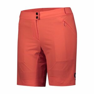 SCOTT Cyklistické kalhoty krátké bez laclu - ENDURANCE LS/FIT W/PAD W - červená L obraz