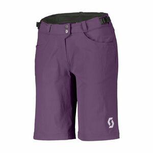 SCOTT Cyklistické kalhoty krátké bez laclu - TRAIL FLOW W/PAD W - fialová XS obraz