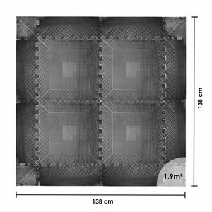 Puzzle zátěžová podložka inSPORTline Rubber 1, 2 cm obraz