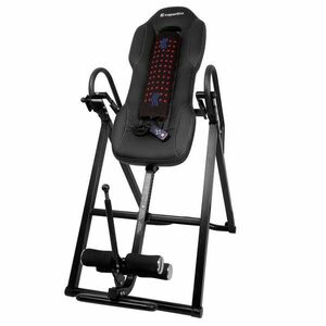 Vyhřívané autotrakční lehátko inSPORTline Inverso Heaty černá obraz