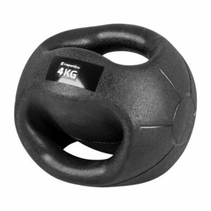 Medicineball s úchopy inSPORTline Grab Me 4 kg obraz